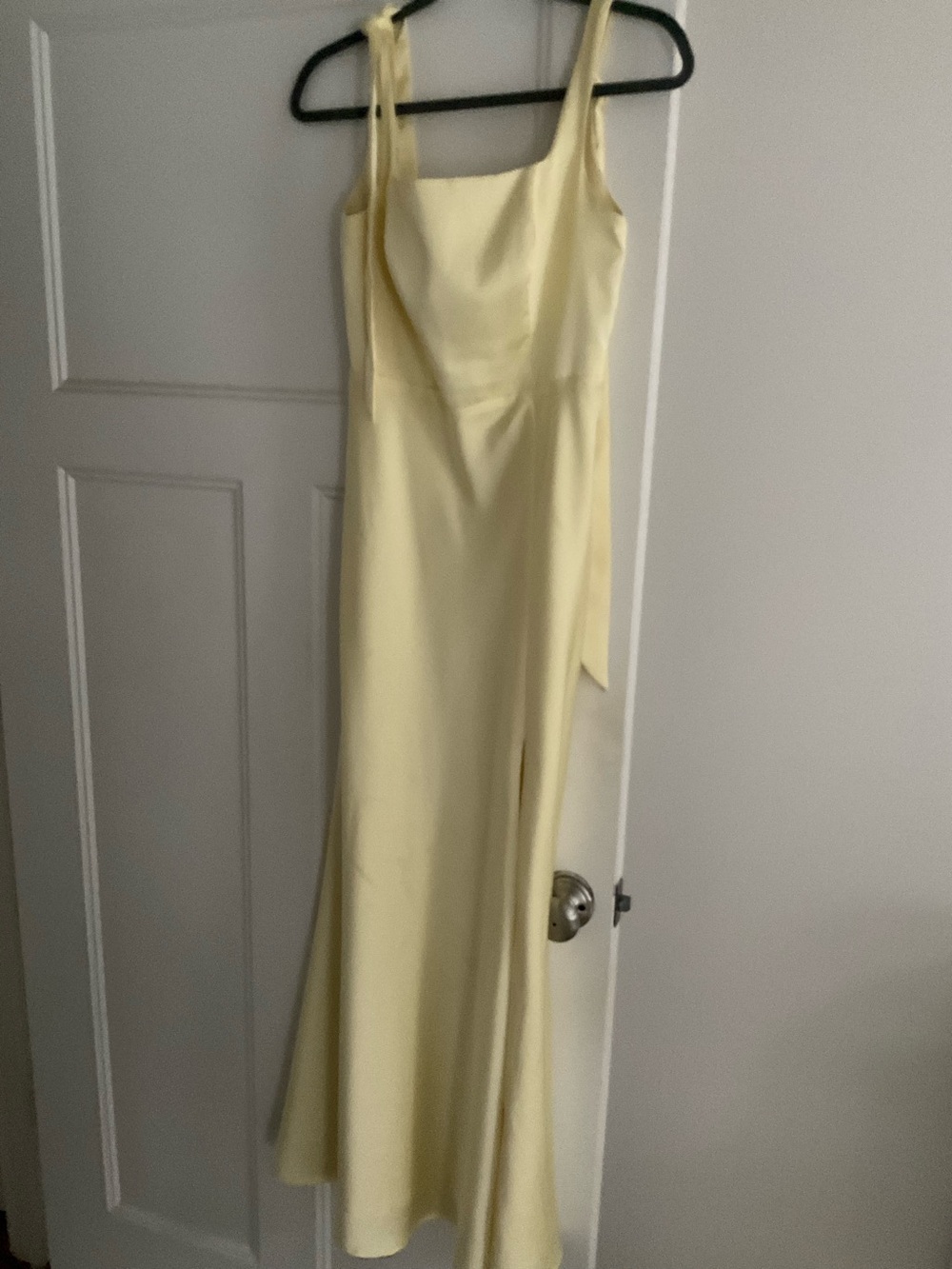 Birdy Grey Lemon Sorbet Alex Matte Satin Dress S